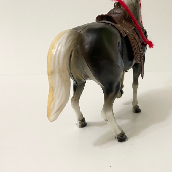 Vintage WS Horse Plastic Toy 7” Tall Hong Kong - Picture 9 of 16